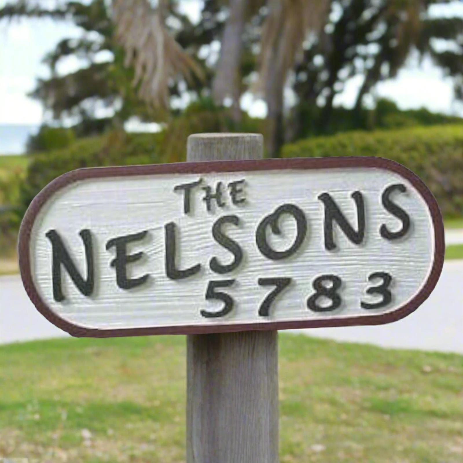 Personalized Home Address Number Drive Way Entry Way Business Sign