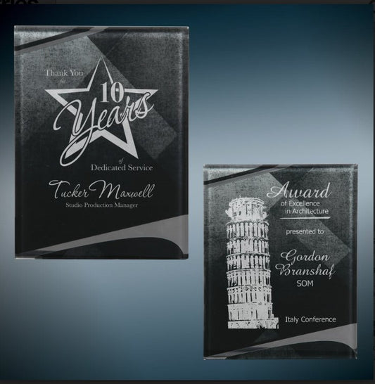 Award Plaques Acrylic Engraved Style 3 and 4 Personalized custom engraved acrylic - Hats Signs Patches 3D printing Engraving