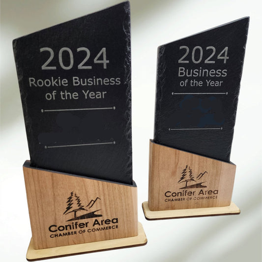 Award Plaques Slate Acrylic Stone Granite Style 1 and 2 Personalized custom Sign wood and Slate - Hats Signs Patches 3D printing Engraving