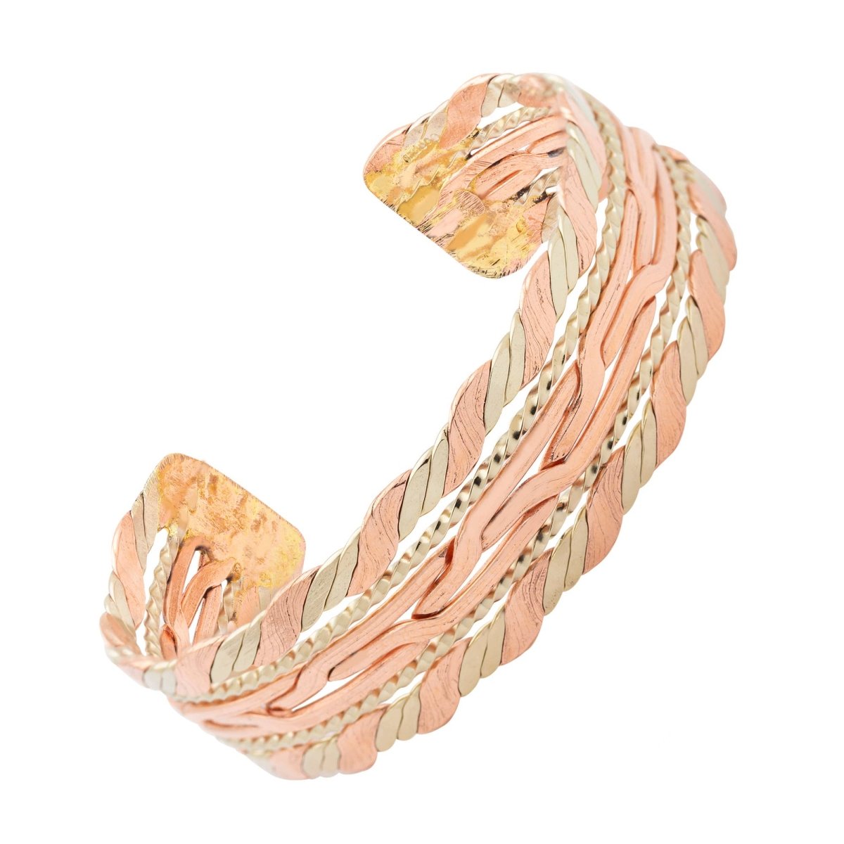 Copper Bracelet Flexible Copper cuff for easy adjustment