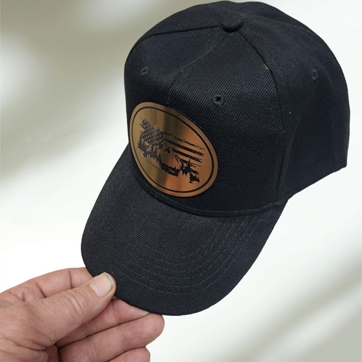 Leather Patches Emblems for Hats Jackets Clothing and more - Hats Signs Patches 3D printing Engraving
