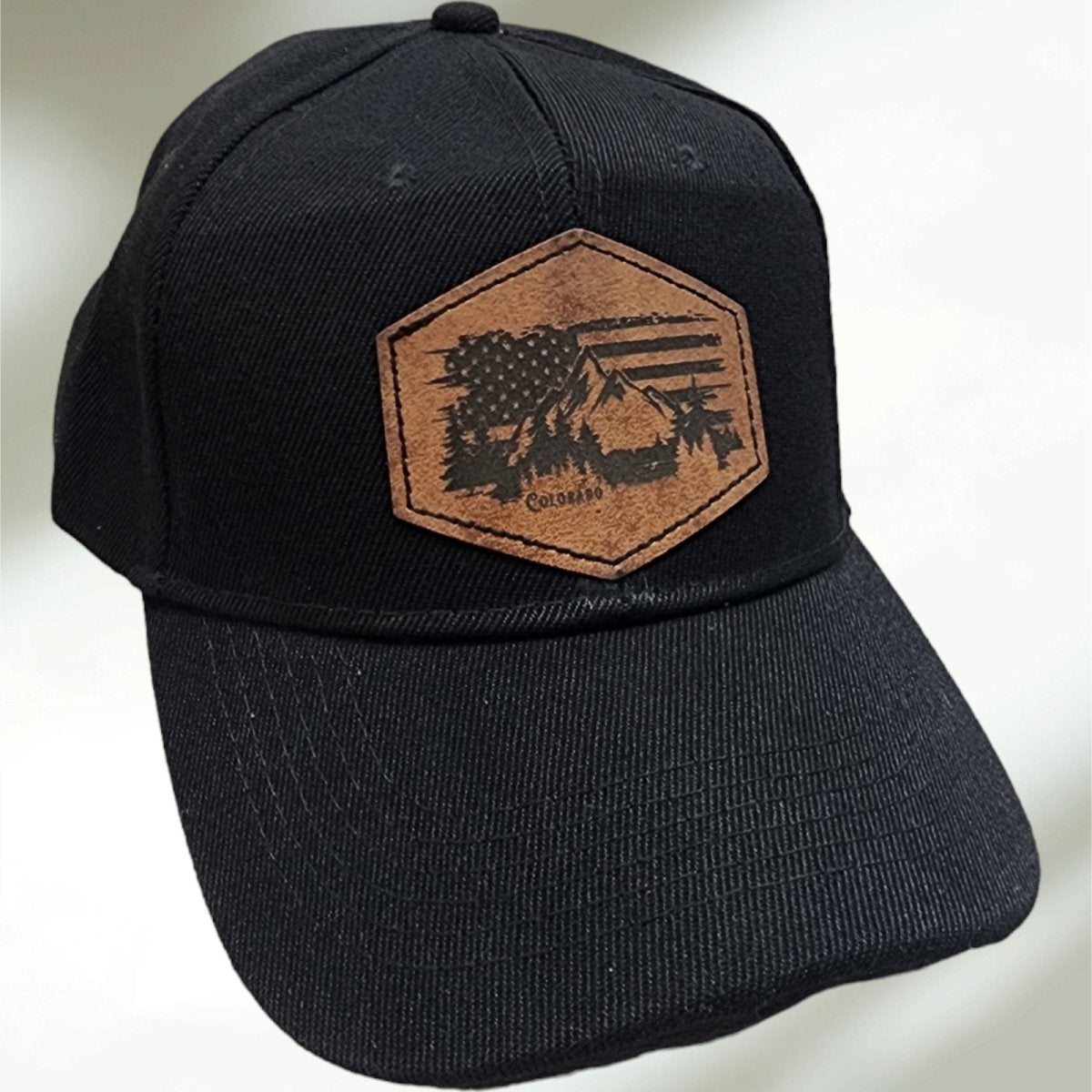 Leather Patches Emblems for Hats Jackets Clothing and more - Hats Signs Patches 3D printing Engraving
