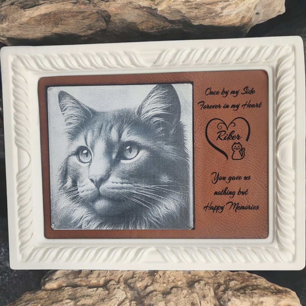 Personalized Pet Portraits and Memory Plaques Engraved Photos