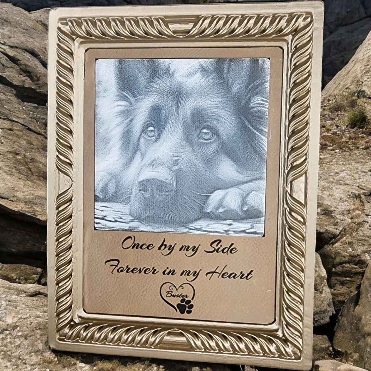 Personalized Memory - Memorial Plaques Slate and Ceramic Engraved images lasting reflections