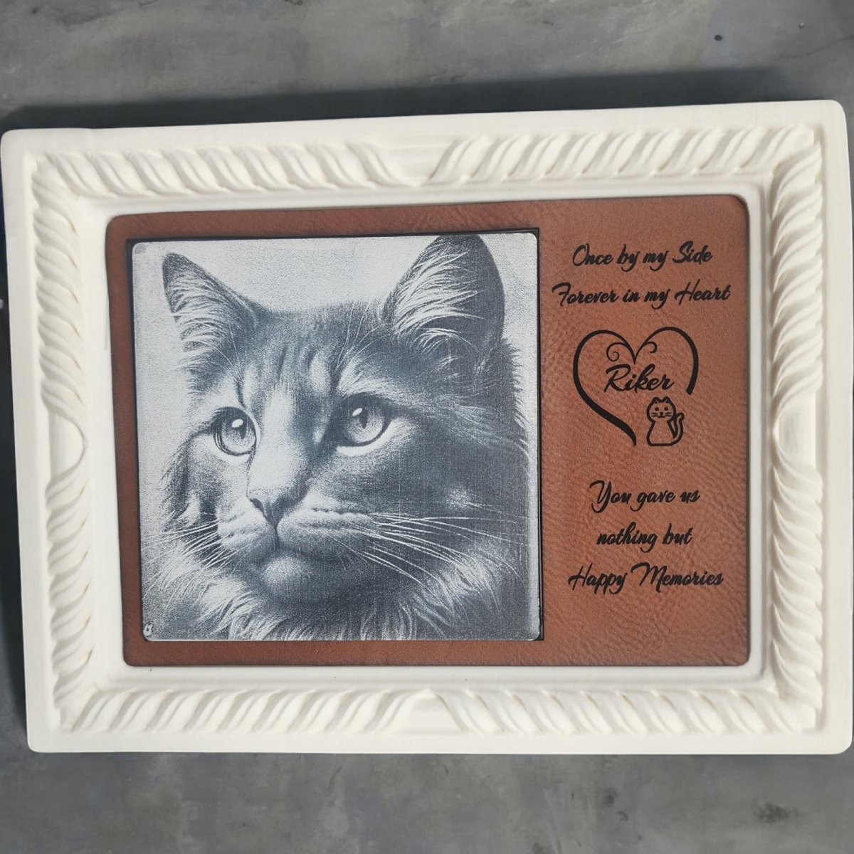 Personalized Memory - Memorial Plaques Slate and Ceramic Engraved images lasting reflections