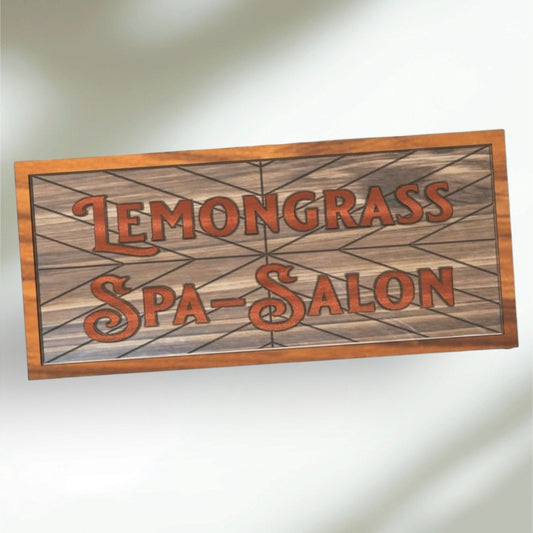 Carved Wood Business Signs - Hats Signs Patches 3D printing Engraving
