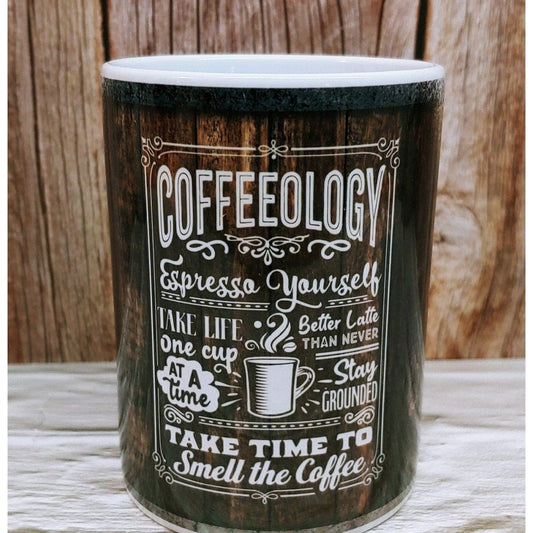 Coffeeology 16 oz Mug - Hats Signs Patches 3D printing Engraving