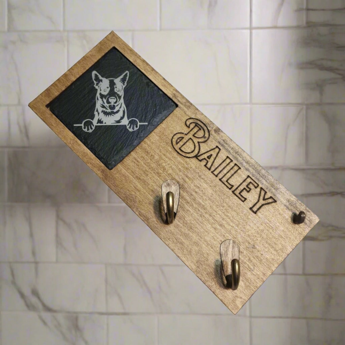 Dog Leash and Collar Holder Hanger