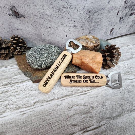 Engraved Bottle Opener - Hats Signs Patches 3D printing Engraving