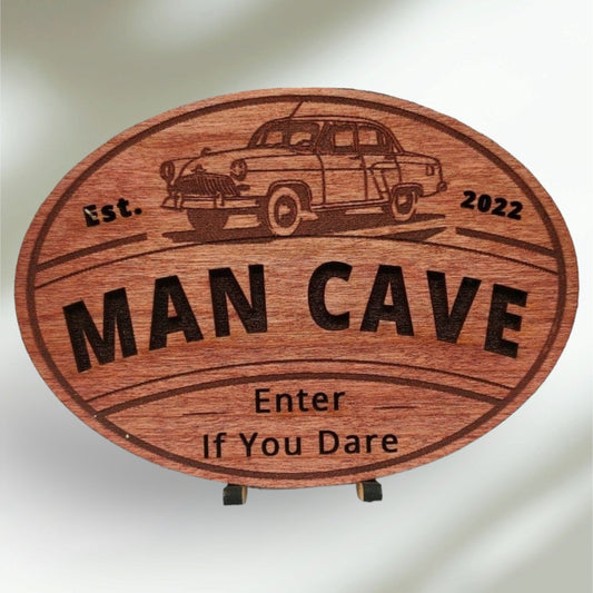 Man Cave Sign Personalized Sign with your Logo or Image - Hats Signs Patches 3D printing Engraving