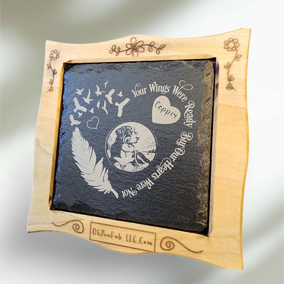Personalized Memory - Memorial Plaques Slate and Ceramic - Hats Signs Patches 3D printing Engraving