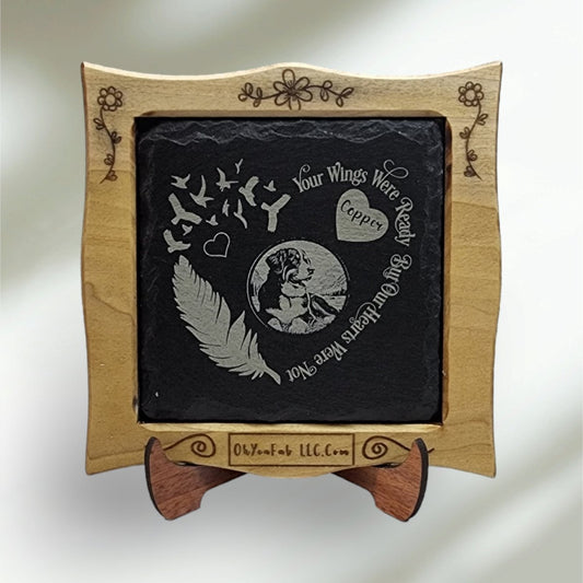 Personalized Memory - Memorial Plaques Slate and Ceramic - Hats Signs Patches 3D printing Engraving
