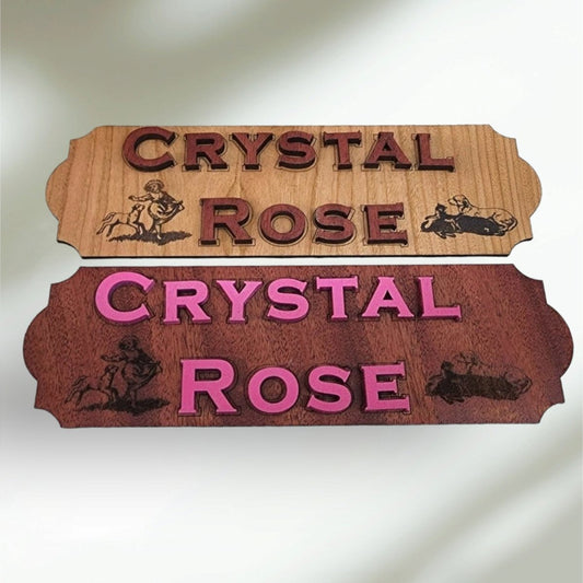 Personalized Name Sign With Images Made to Order - Hats Signs Patches 3D printing Engraving