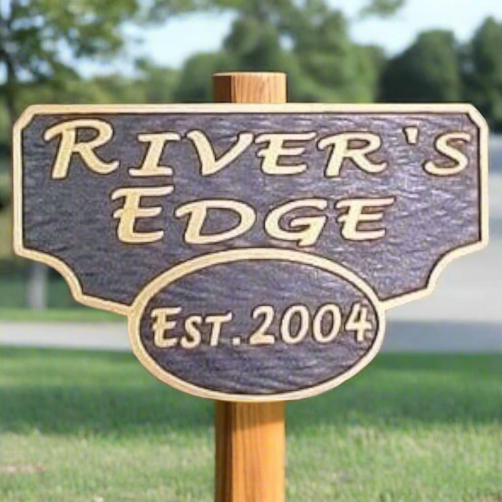 Personalized Sign Home Address Ranch Drive Way