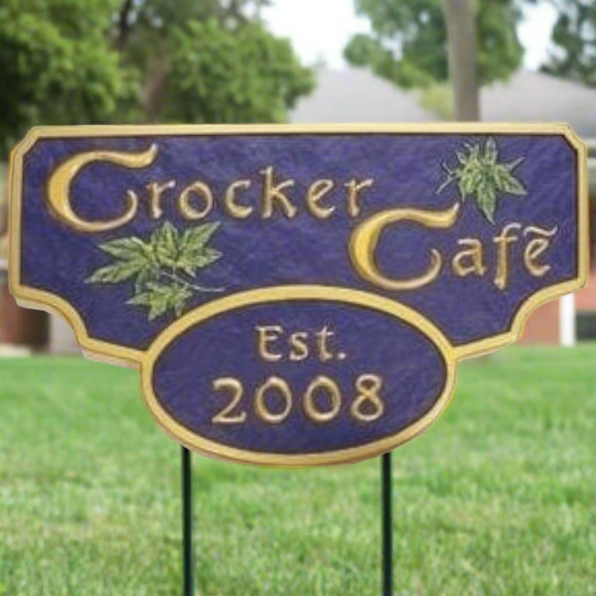 Personalized Sign Home Address Ranch Drive Way