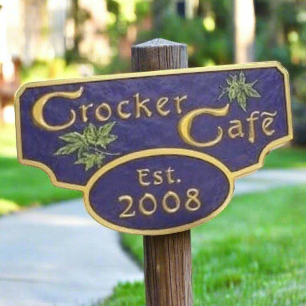 Personalized Sign Home Address Ranch Drive Way
