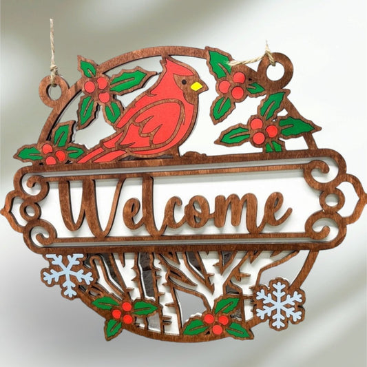 Season Welcome Signs or Personalized Great gifts House warming - Hats Signs Patches 3D printing Engraving