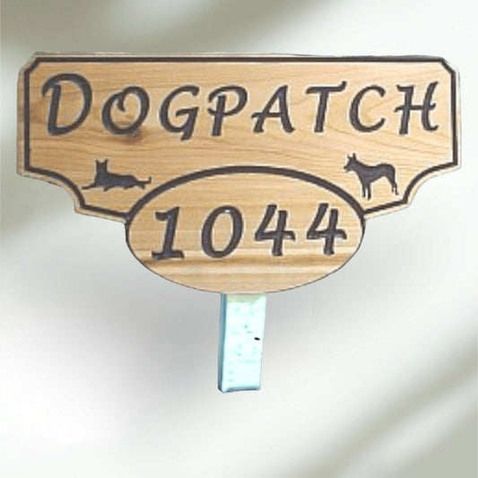 Wood Carved Oval Sign designed for a Great gift for Him or Her Address Home Ranch Sign - Hats Signs Patches 3D printing Engraving