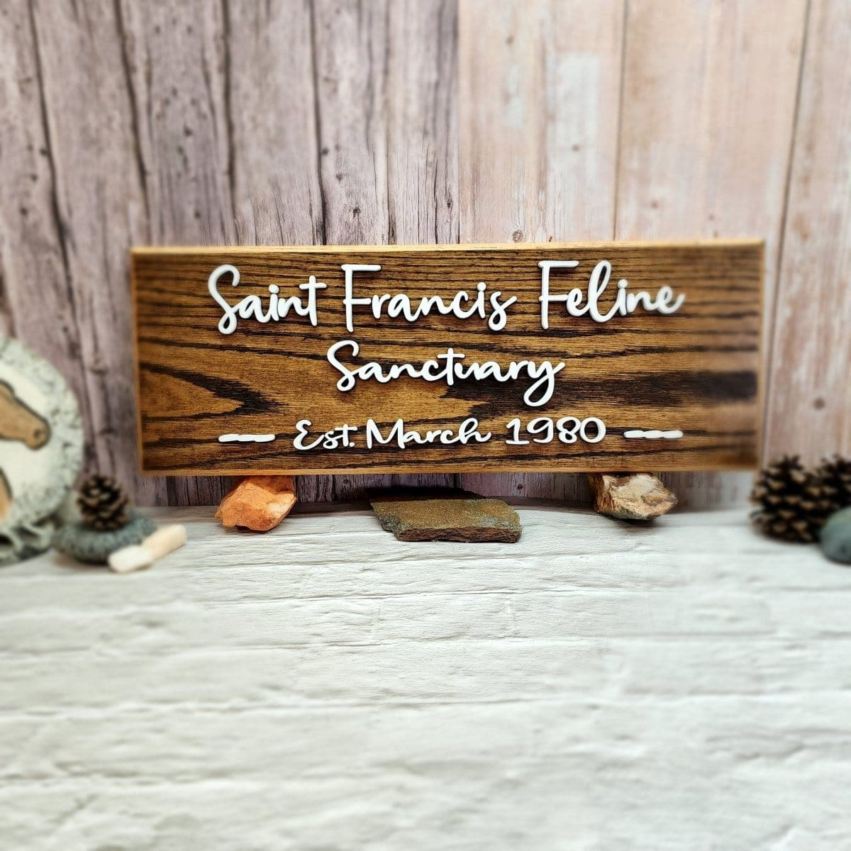 Personalized Family Name Wood Sign | Wedding & Anniversary Gift