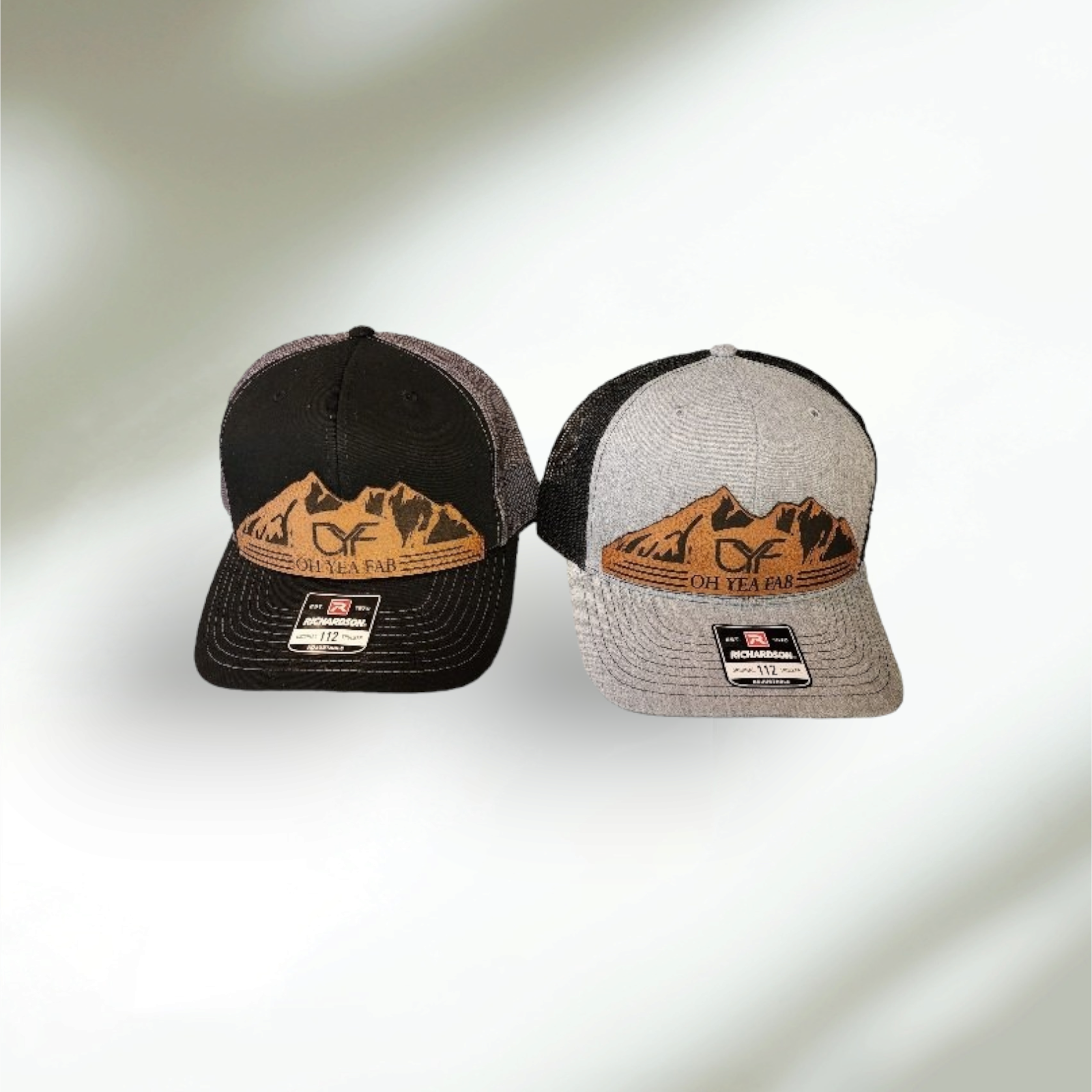 Leather Patch Emblems Hats Ball Caps - ohyeafab llc