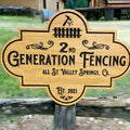 Customized Wood Cabin Sign - Personalized Rustic Mountain Home Gift