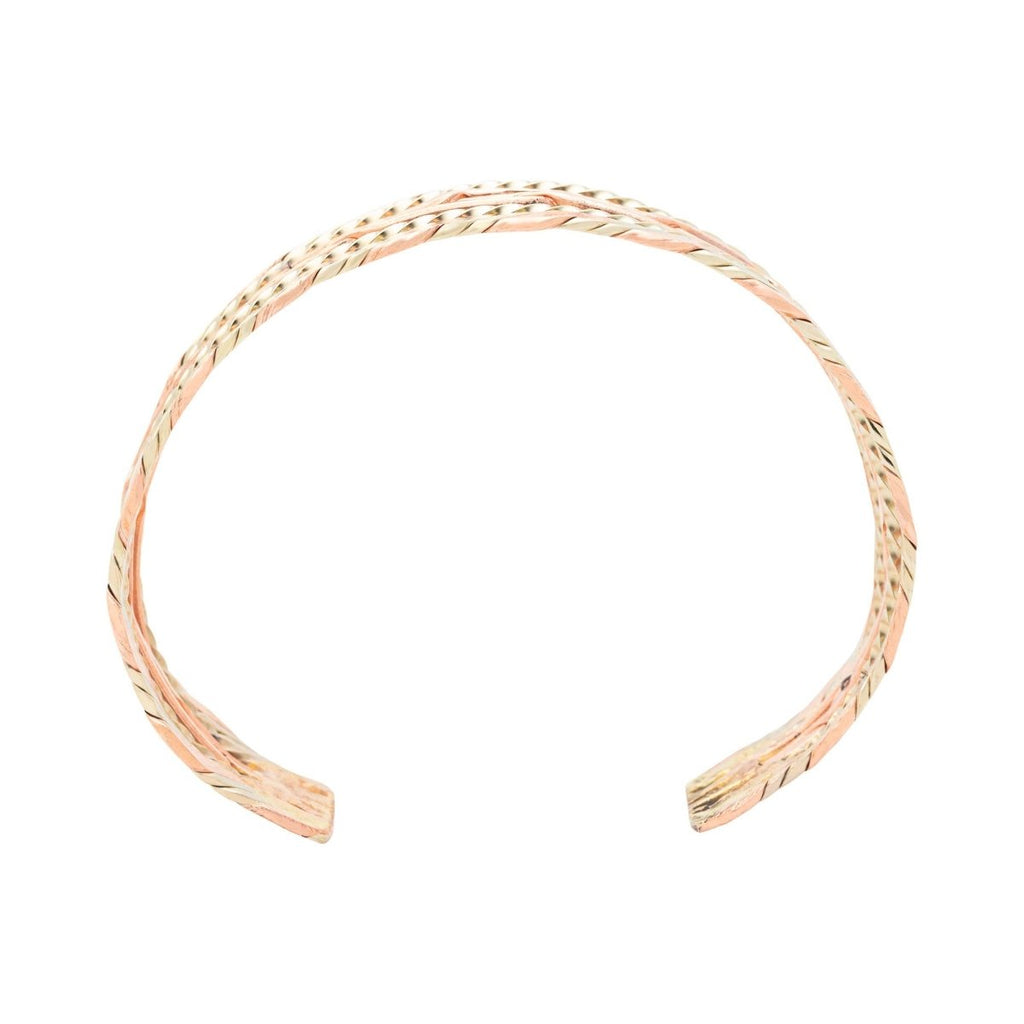 Copper Bracelet Flexible Copper cuff for easy adjustment
