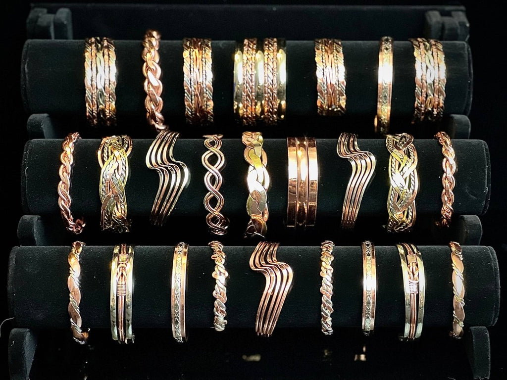 Copper Bracelets Wholesale Pack of 25
