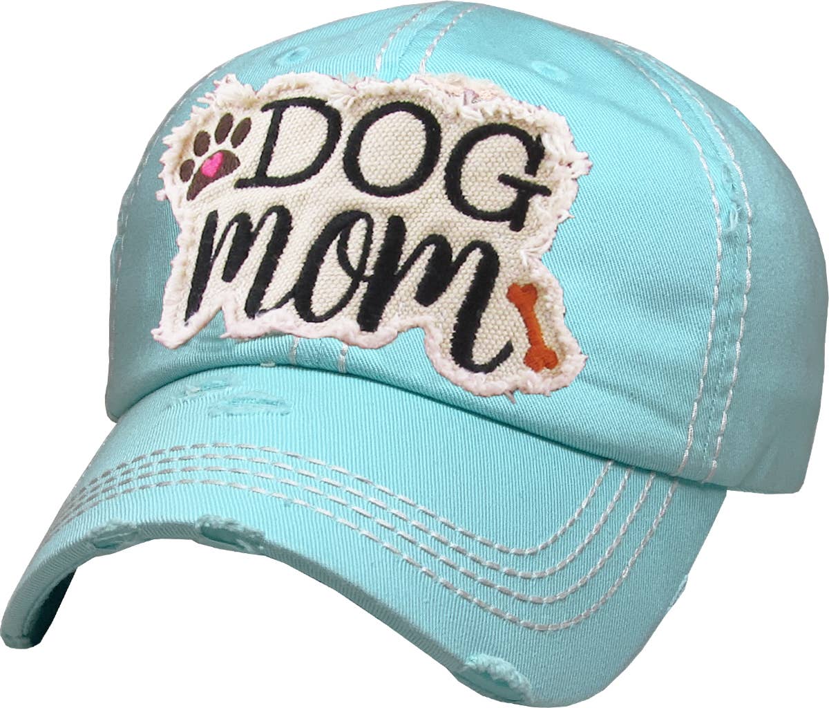 DOG MOM WASHED VINTAGE BALLCAP