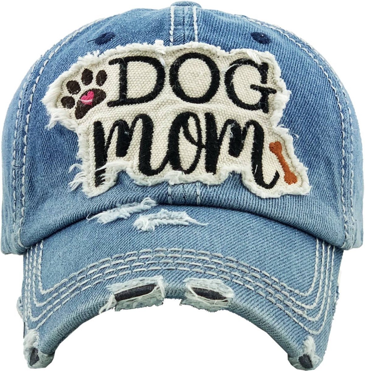 DOG MOM WASHED VINTAGE BALLCAP