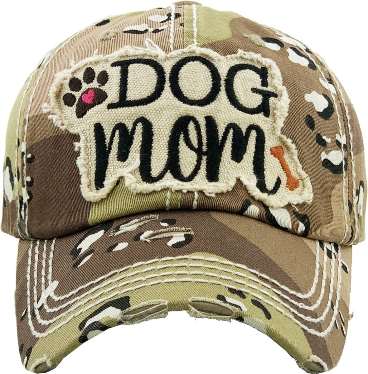 DOG MOM WASHED VINTAGE BALLCAP
