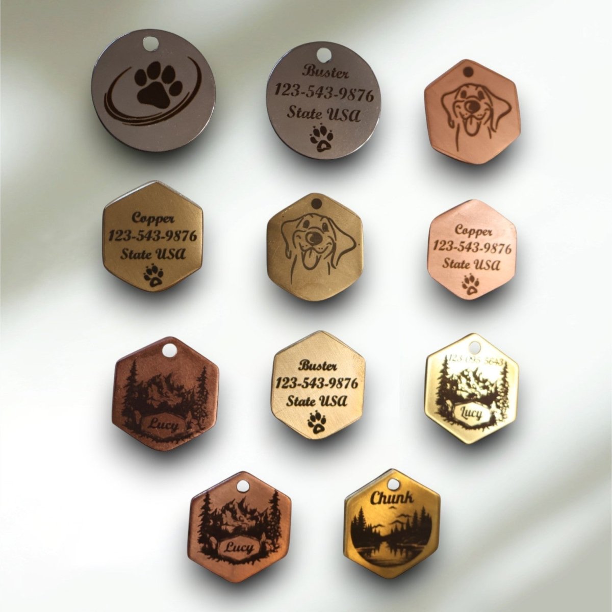 Dog Tags Custom Personalized Pendant
