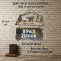Home Address Number Sign made to order driveway business ranches