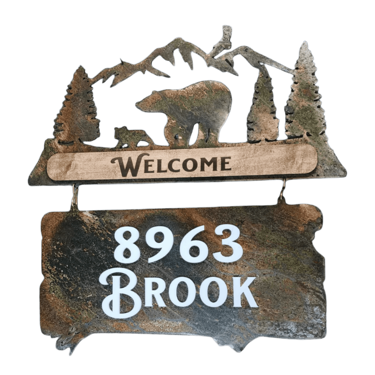 Home Address Number Sign made to order driveway business ranches