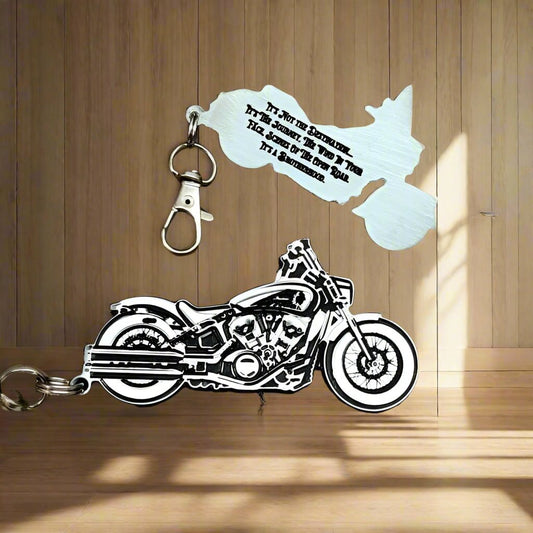 Indian Scott Bobber Key Ring Chain Personalized