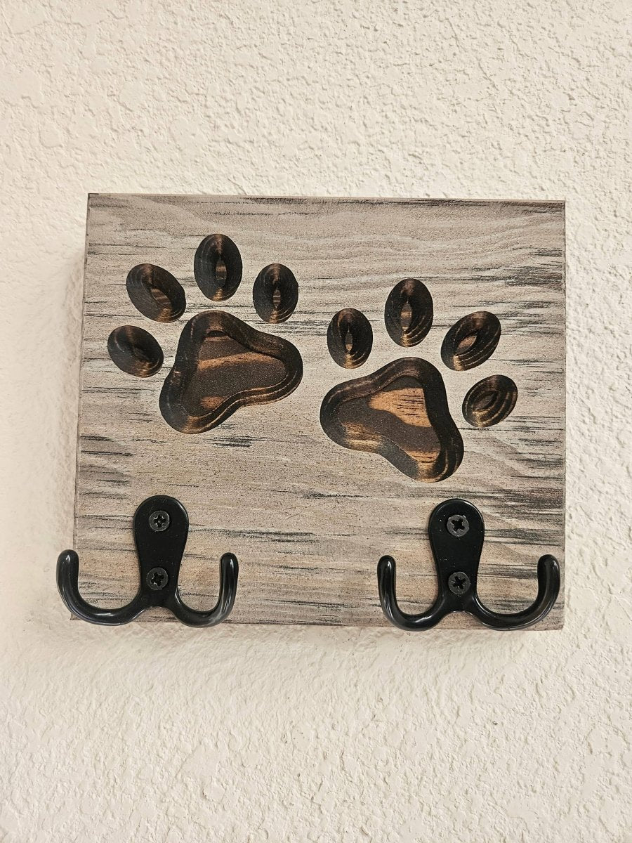 CozyHooks - Set of 2 Modern Leash Hooks for a Tidy Home