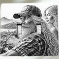 Light Switch Cover Decorative Engraved Harley Indian