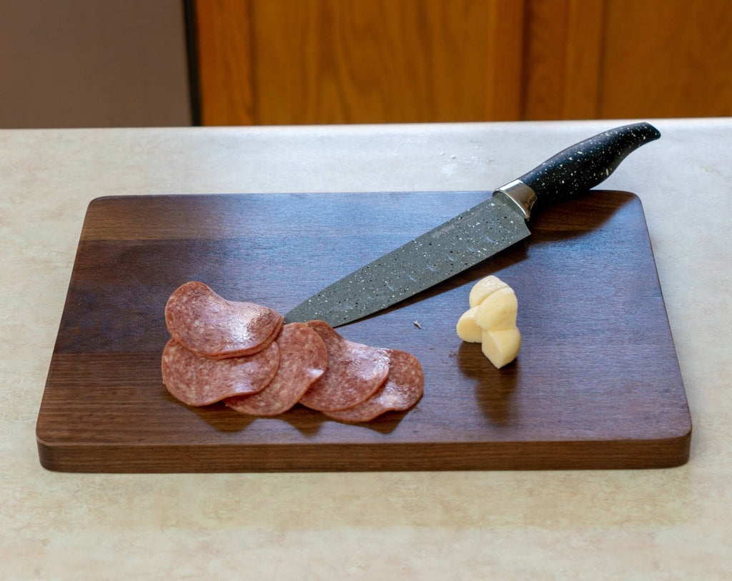 Makerflo Walnut Wood Cutting Board Ideal for Laser Engraving