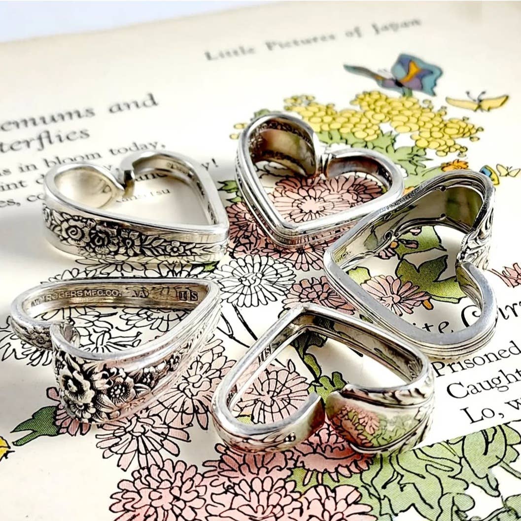 Open Heart Spoon Necklaces With Chain