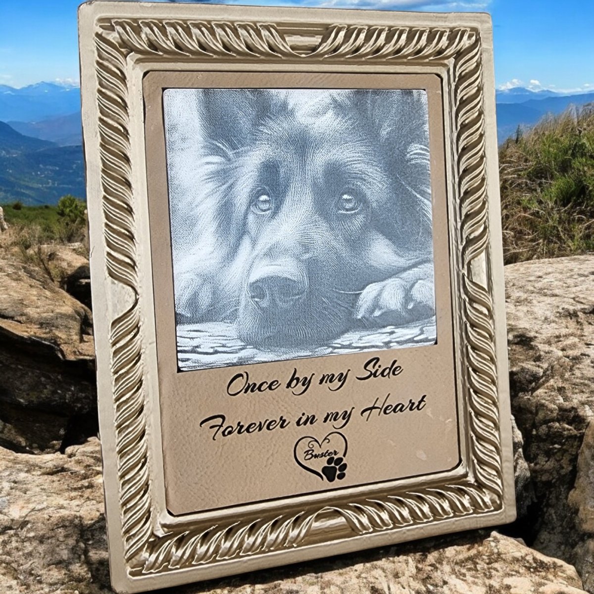 Personalized Memory - Memorial Plaques Slate and Ceramic Engraved images lasting reflections - Hats Signs Patches 3D printing Engraving