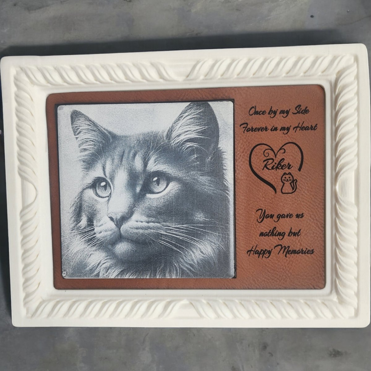 Personalized Memory - Memorial Plaques Slate and Ceramic Engraved images lasting reflections - Hats Signs Patches 3D printing Engraving