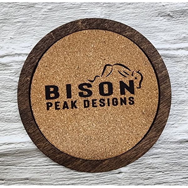 Personalized Wood Coasters (Set of 5) made - to - order with your Logo, Images and/or Text - Hats Signs Patches 3D printing Engraving