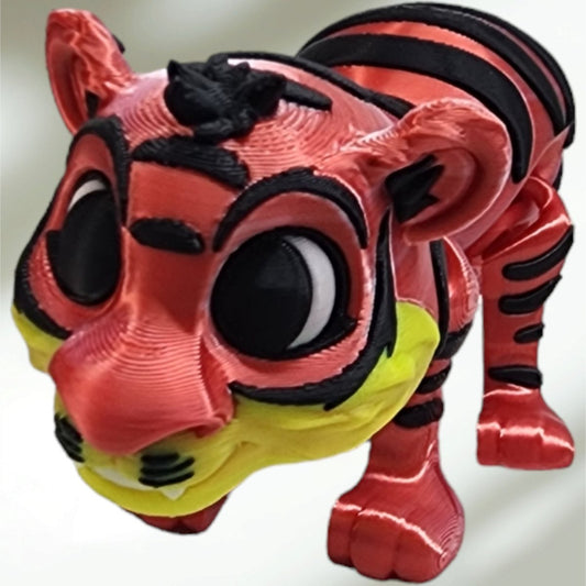 Tundra the Tiger feature intricate designs and bright colors 3d Print - Hats Signs Patches 3D printing Engraving