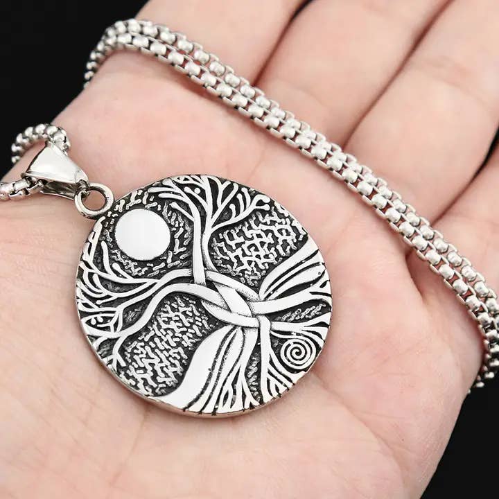Viking Style Tree of Life Necklace