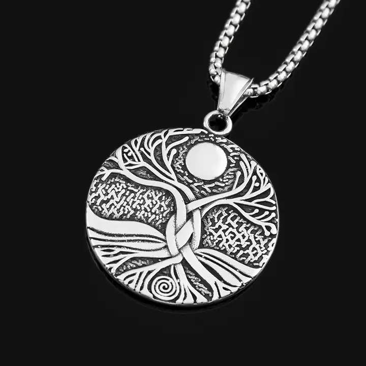 Viking Style Tree of Life Necklace