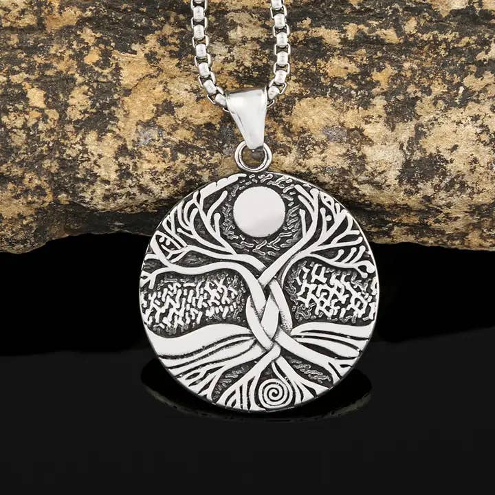 Viking Style Tree of Life Necklace