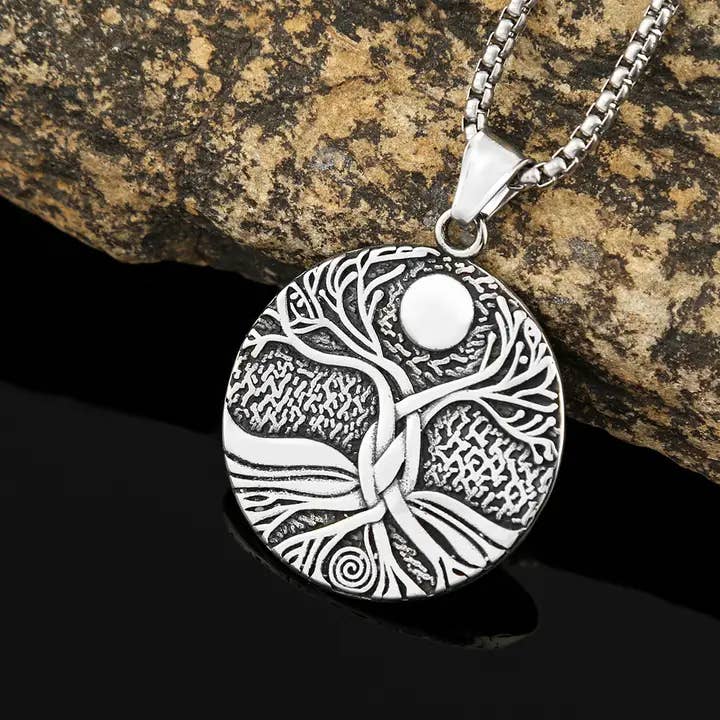 Viking Style Tree of Life Necklace