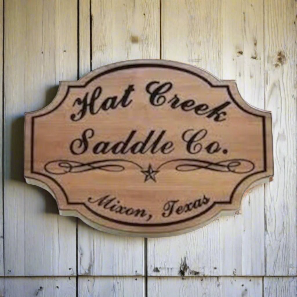 Wood Carved Home Address Sign Personalized.