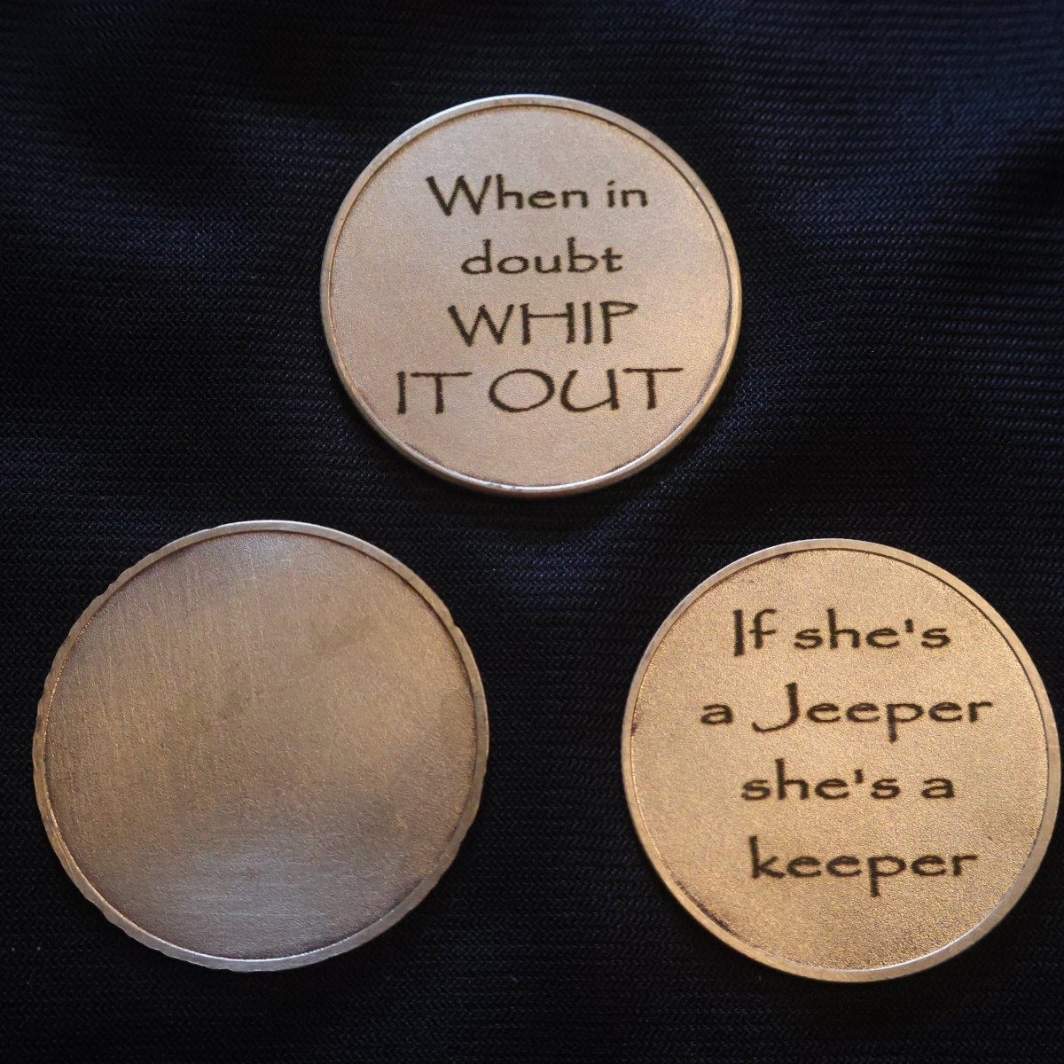 You’ve Been Ducked” Jeep sayings, emblems, and keychains — perfect for every Jeep enthusiast