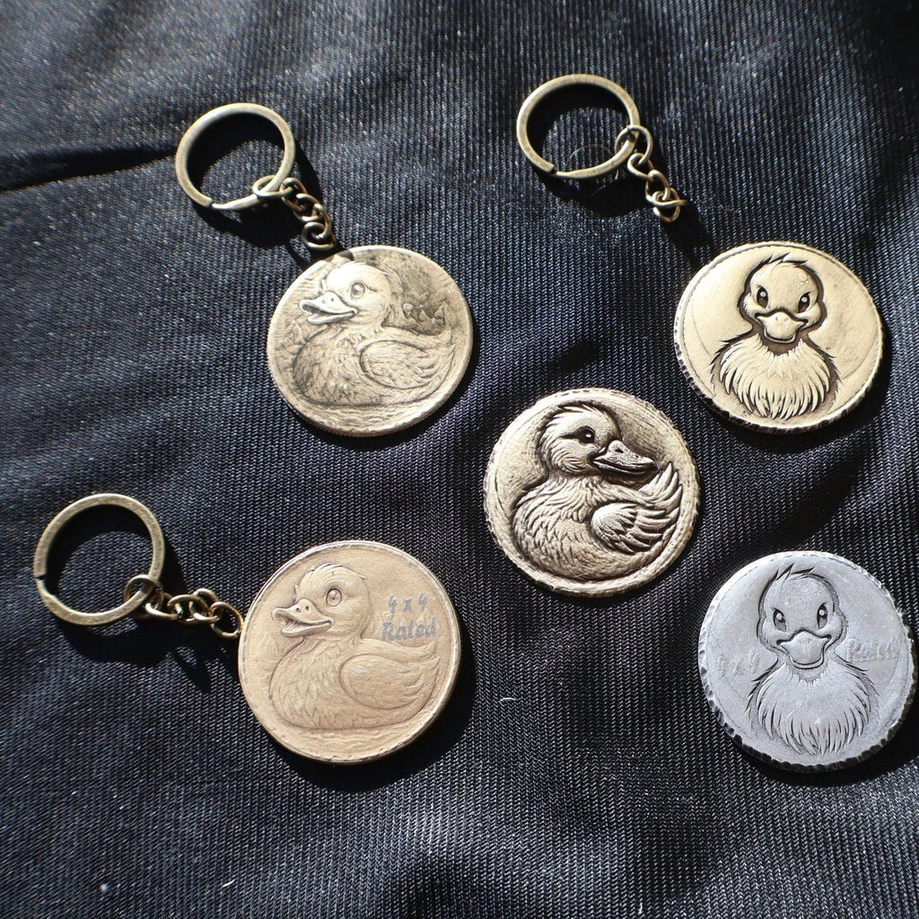 You’ve Been Ducked” Jeep sayings, emblems, and keychains — perfect for every Jeep enthusiast