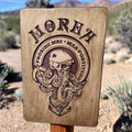 Custom Carved Wood Address Signs for Your Business